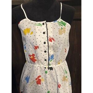 Vintage 80s Leslie Fay Sundress Art To Wear